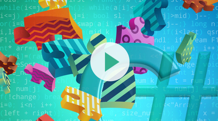 Okładka - Wzorce projektowe dla programistów C#. Kurs video - Jacek Matulewski