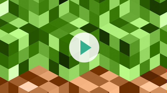 Okładka - Zagraj z nami w Minecraft. Kurs video. Pierwsze kroki - Bartosz Danowski, Jakub Danowski