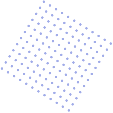 Romb z niebieskich kropek koło filtrów formatów