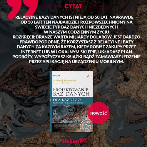 Projektowanie baz danych dla ka�dego. Przewodnik krok po kroku. Wydanie IV