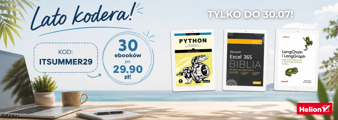 Lato kodera - 30 ebooków po 29,90zł!