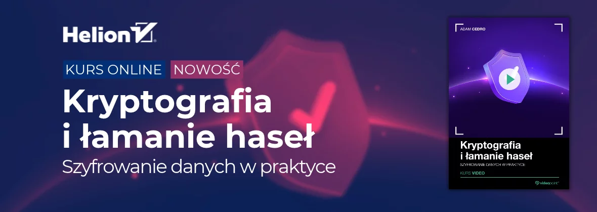 Kryptografia - nowość - kurs online