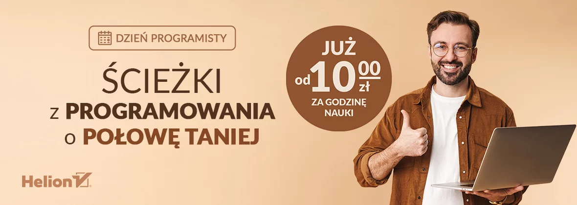 Ścieżki z programowania o połowę taniej &#040;Java, Python, C++, SQL, QA, .NET &#041;