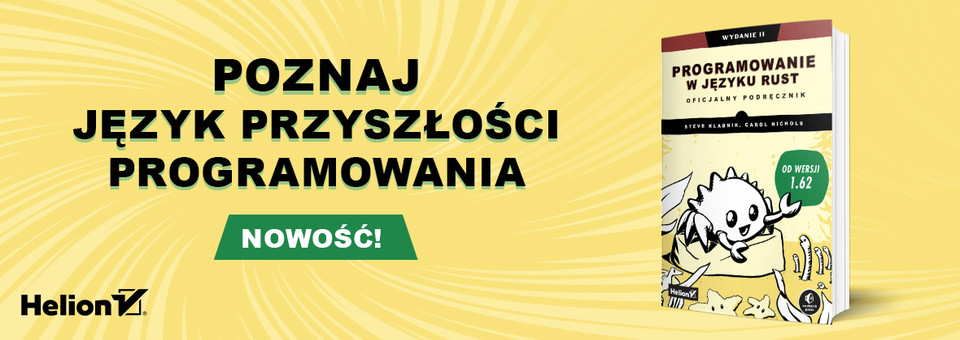 Programowanie w języku Rust, język Rust, oficjalny podręcznik, wydanie II