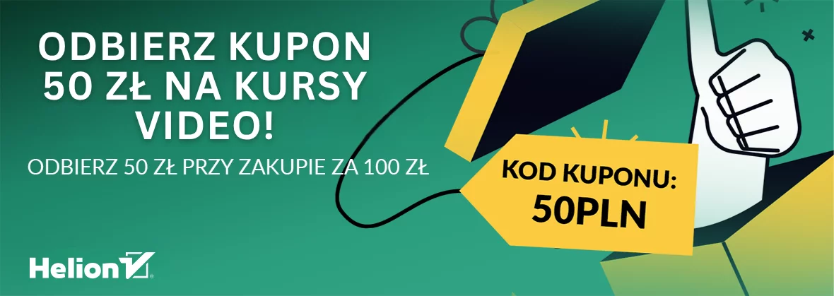 Wyjątkowy prezent: 50PLN. Dodatkowo wszystkie kursy nawet 50% taniej!