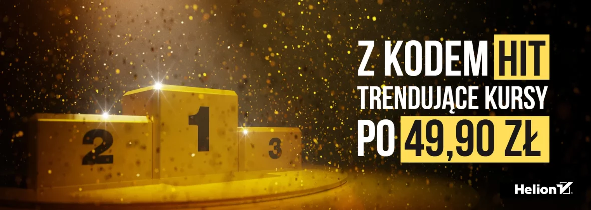 Z kodem HIT trendujące kursy po 49,90 zł