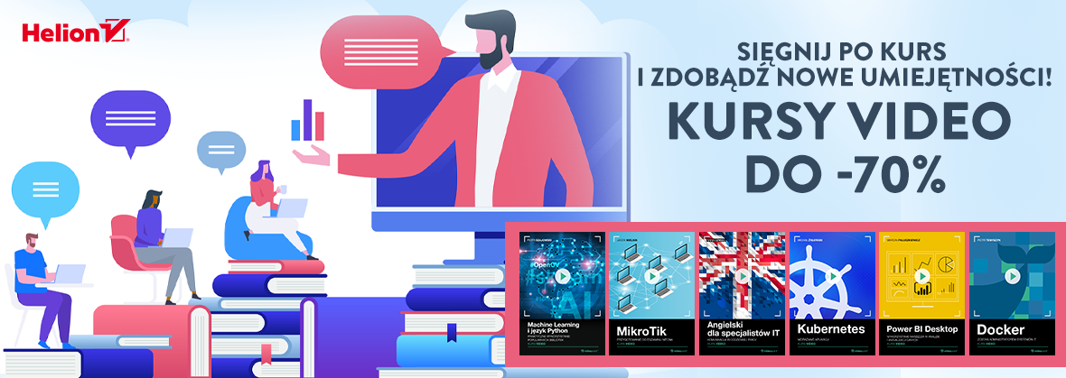 Promocja na ebooki Sięgnij po kurs i zdobądź nowe umiejętności! | Kursy video do -70%