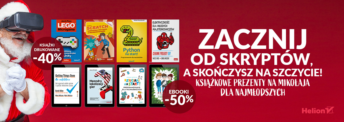 Promocja na ebooki Zacznij od skryptów... [Książkowe prezenty dla najmłodszych