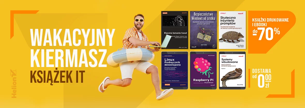 Wakacyjny Kiermasz Książek IT [Książki drukowane i ebooki do -70%]