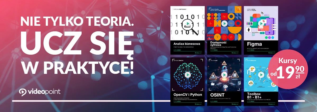 Grafika promocyjna - Nie tylko teoria. Ucz się w praktyce! [od 19,90 zł]
