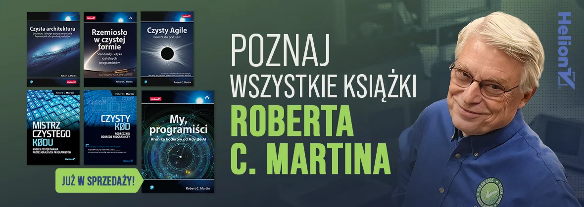 Grafika promocyjna - Poznaj wszystkie książki Roberta C. Martina!