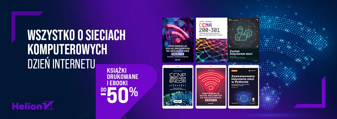 Grafika promocji - Wszystko o sieciach komputerowych