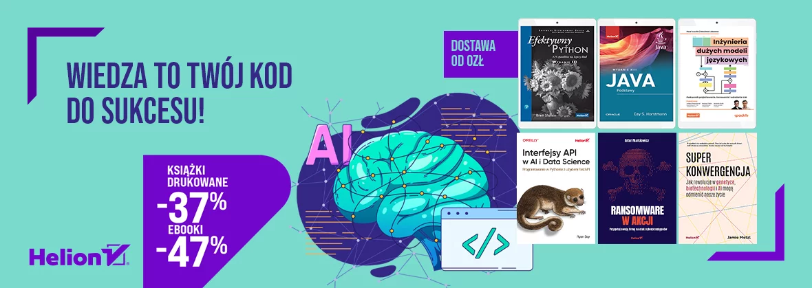 Grafika promocji - Wiedza to Twój kod do sukcesu!