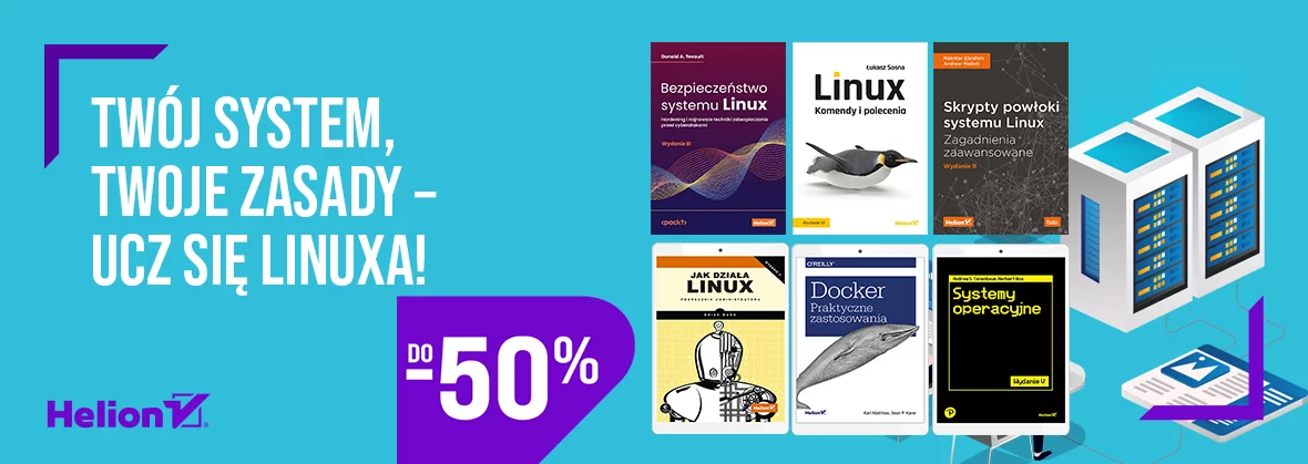 Grafika promocji - Ucz się Linuxa!