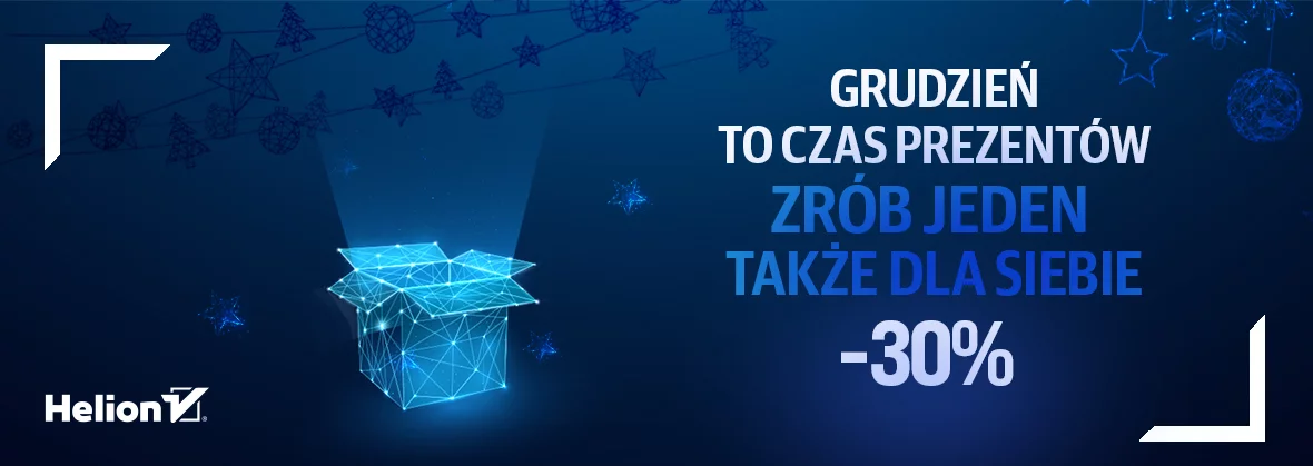 Grafika promocji - Grudzień to czas prezentów — zrób jeden także dla siebie [kursy -30%]