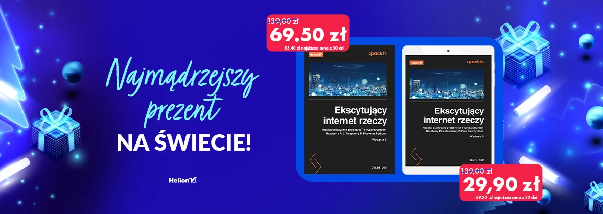Grafika promocji - NAJMĄDRZEJSZY PREZENT NA ŚWIECIE!🎁 / Tylko DZIŚ!
