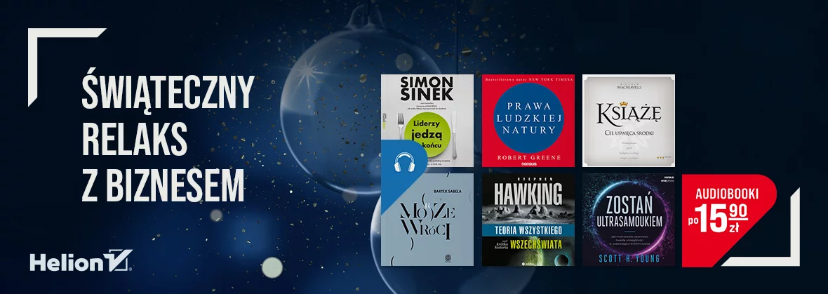 Grafika promocji - Świąteczny relaks z biznesem! [Audiobooki po 15.90zł]