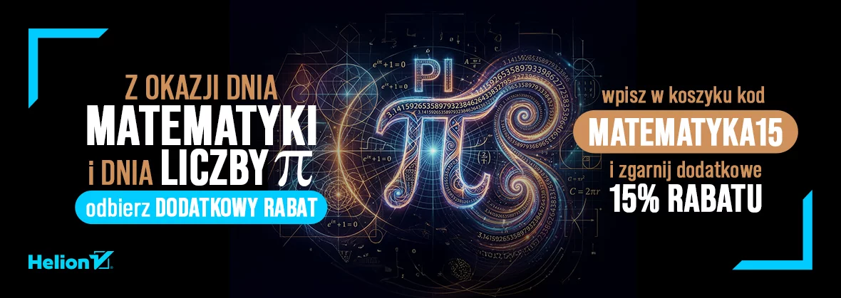 Grafika promocji - Odbierz KOD RABATOWY z okazji Dnia Matematyki i Dnia Liczby PI