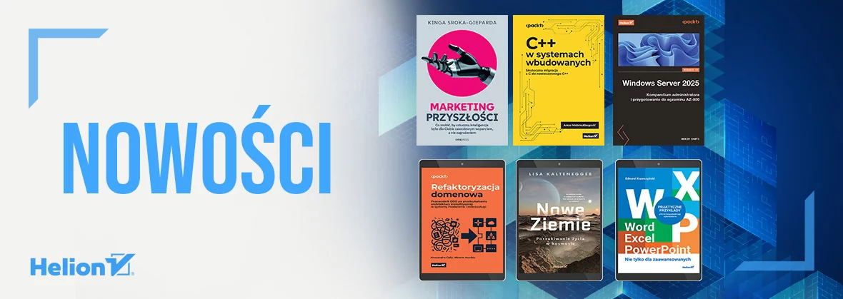 Grafika promocji - Bądź na bieżąco z nowościami