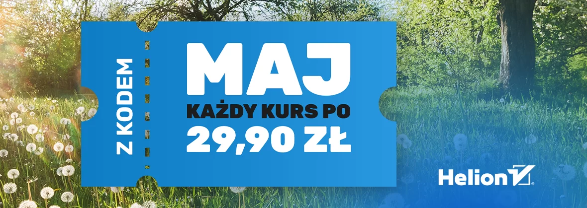 Grafika promocji - Majówka z kursem