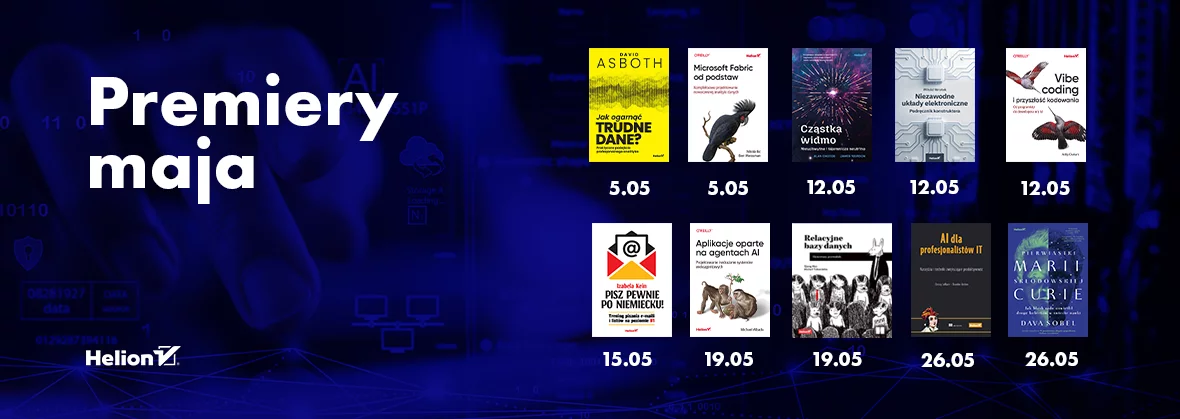 Grafika promocji - Premiery maja