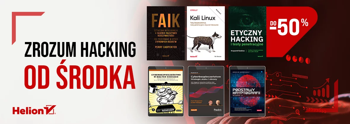 Grafika promocji - Zrozum hacking od środka 