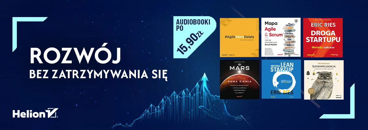 Grafika promocji - Rozwój bez zatrzymywania się