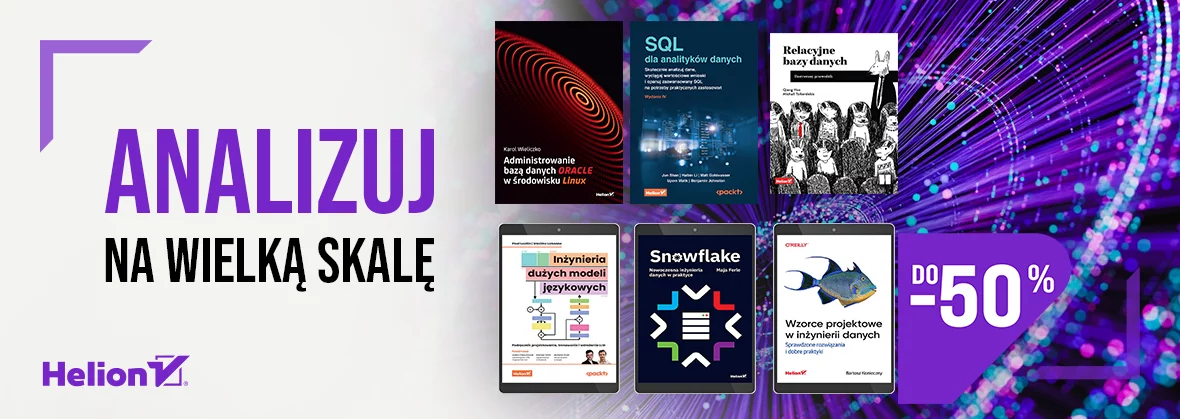 Grafika promocji - Analizuj na wielką skalę