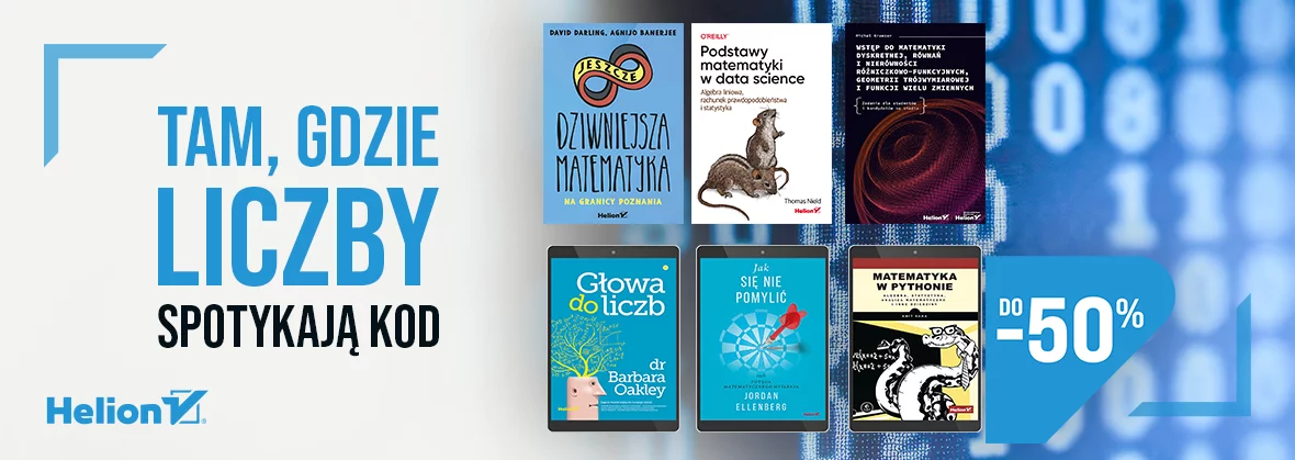 Grafika promocji - Tam, gdzie liczby spotykają kod