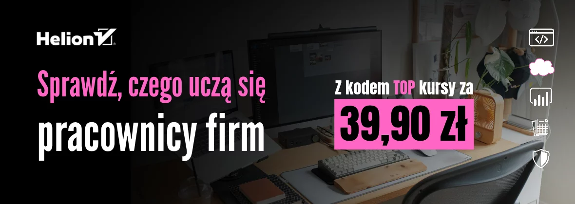 Grafika promocji - Sprawdź, czego uczą się pracownicy firm