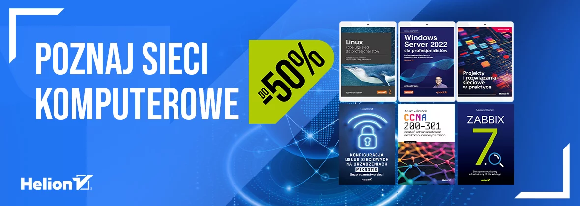 Grafika promocji - Poznaj sieci komputerowe