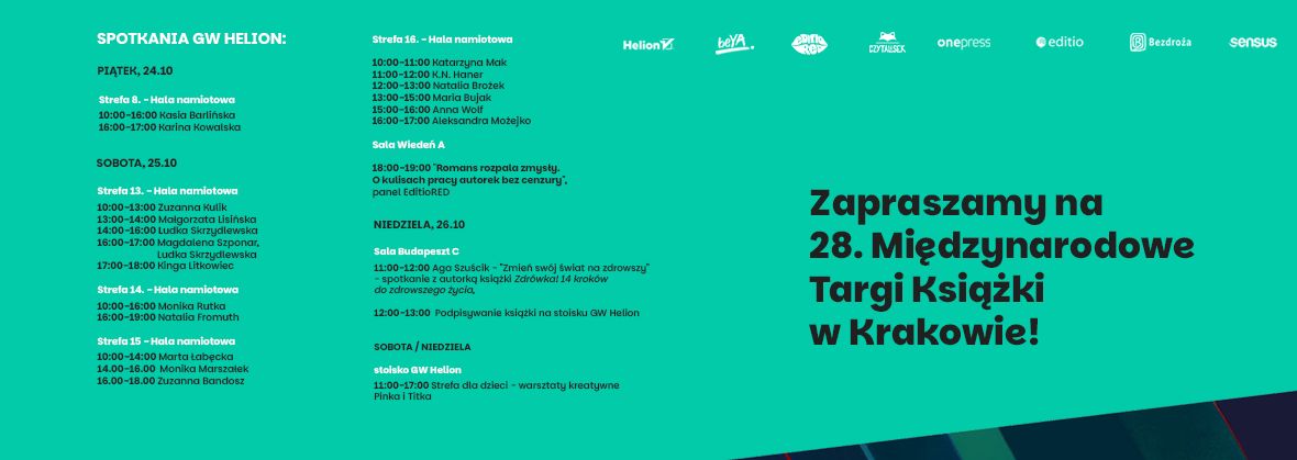 Międzynarodowe Targi Książki w Krakowi 2025