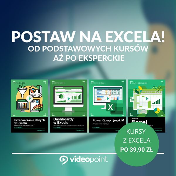 Baner promocji na kursy z Excela