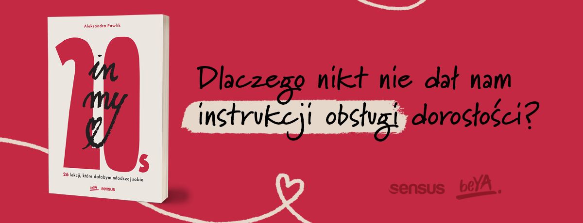 In my 20's baner z cytatem
