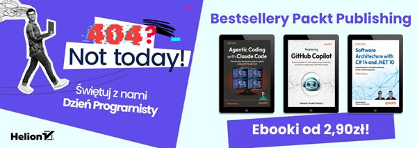 Bestsellery Packt Publishing już od 2,90 zł