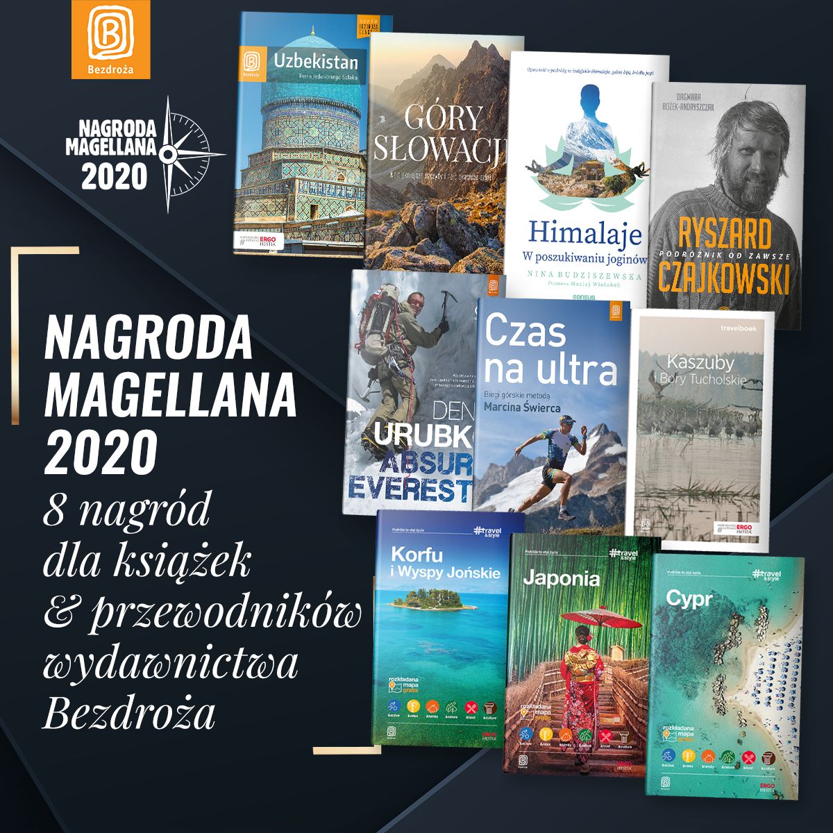 Galeria Nagrody Magellana 2020 Bezdroża zdobywają aż 8 nagród