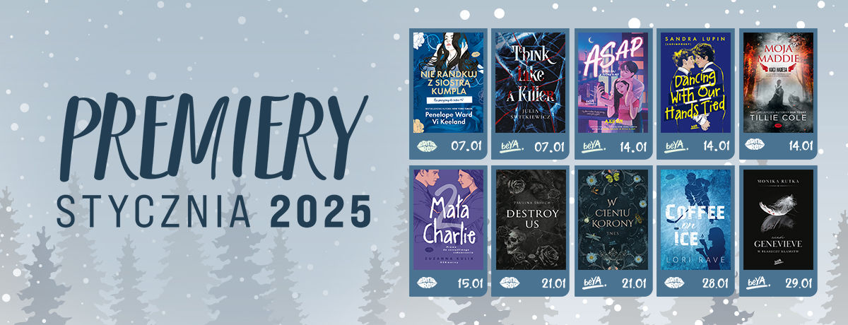 Najgorętsze książkowe premiery stycznia 2025