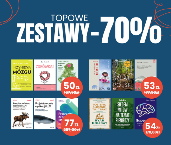 Cztery ekstra zestawy ebooków, a każdy z aż 70% rabatem w księgarni Ebookpoint