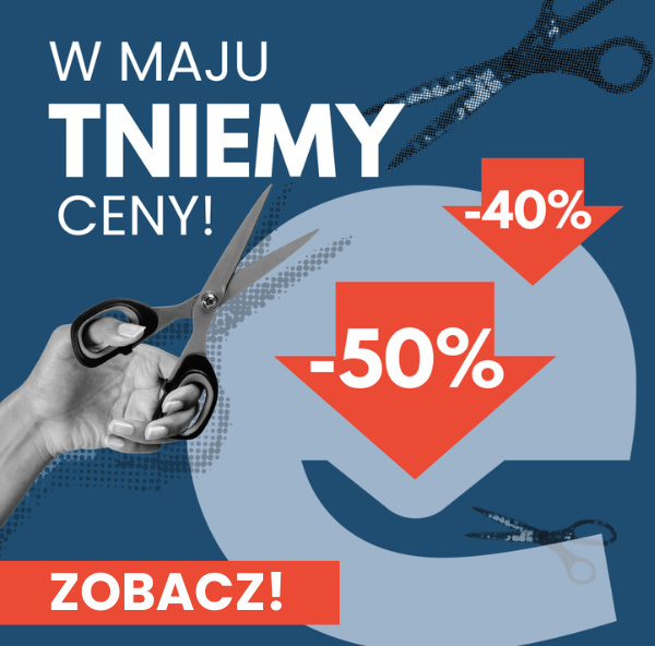 Tniemy ceny w maju - sprawdź rabaty na ebooki -50%, -40% - tysiące tytułów
