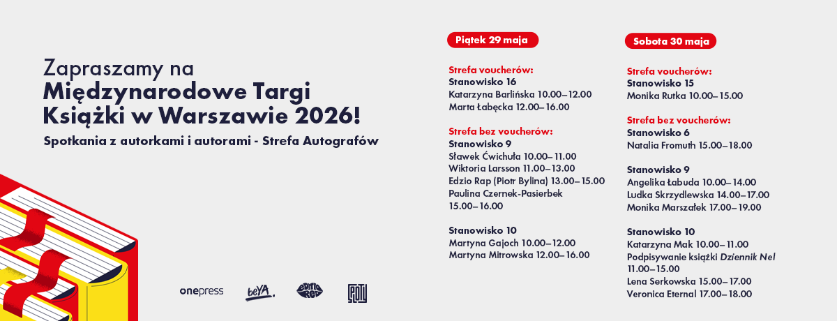 Harmonogram spotkań - Targi Książki Warszawa