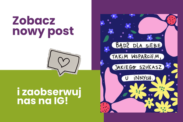 Inspirująca grafika! Zobacz, co publikujemy na naszym IG i zaobserwuj nas :)