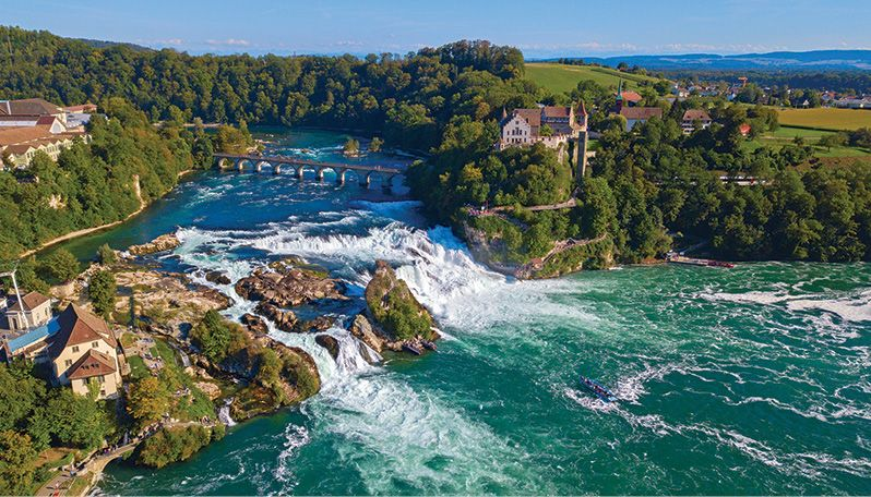 Wodospad Rheinfall - zdjęcie