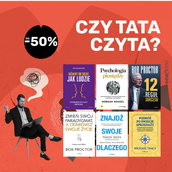 Promocja: Czy tata czyta? Książki Onepress taniej nawet o połowę!