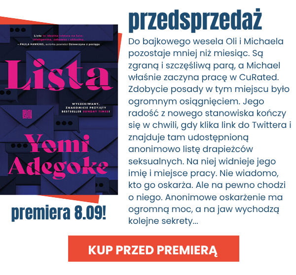 Sprawdź przedsprzedaż - htriller psychologiczny Lista