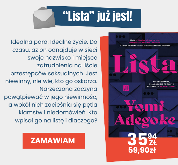 Nowość! Idealna para. Idealne życie. Do czasu, aż on odnajduje w sieci swoje nazwisko i miejsce zatrudnienia na liście przestępców seksualnych. Jest niewinny, nie wie, kto go oskarża. Narzeczona zaczyna powątpiewać w jego niewinność, a wokół nich zacieśnia się pętla kłamstw i niedomówień. Kto wpisał go na listę i dlaczego?