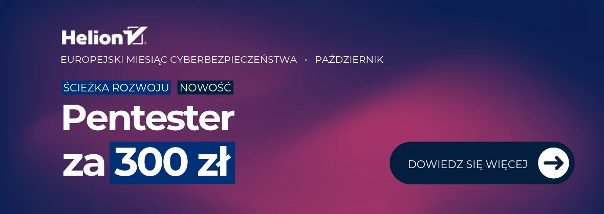 Ścieżka rozwoju | Pentester | 300 zł