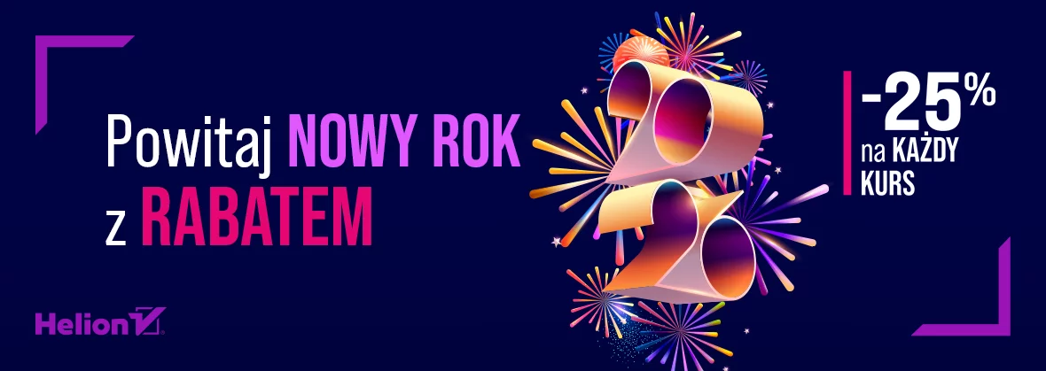 Powitaj nowy rok z rabatem [wszystkie kursy 25% taniej]