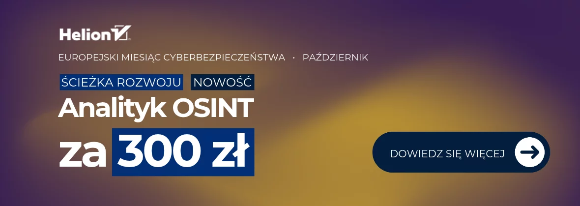 Ścieżka rozwoju | Analityk OSINT | 300 zł