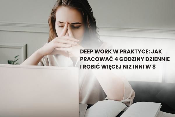 Deep Work w praktyce: jak pracować 4 godziny dziennie i robić więcej niż inni w 8