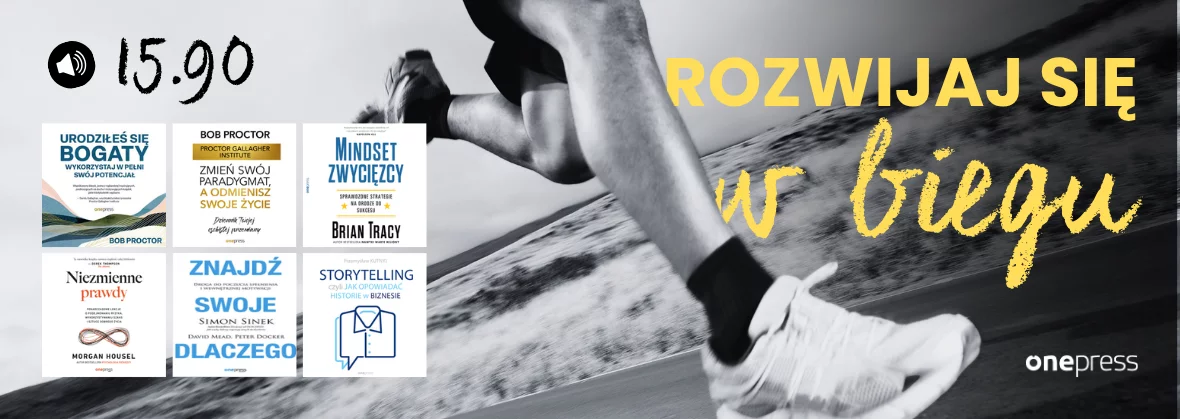 Rozwijaj się w biegu! 🏃🏻 Audiobooki po 15.90!